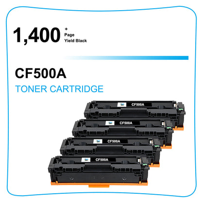 8 CF500A 202A Compatible With HP Color LaserJet Pro M254dw M281cdw M281fdw Toner