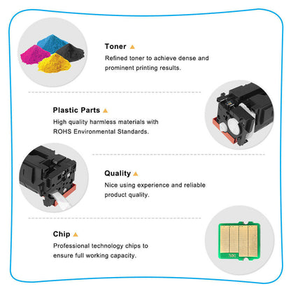4PK For Canon 055 Toner Cartridge ImageCLASS MF743cdw MF741cdw CRG 055 With Chip