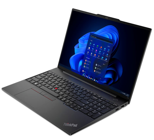 New Lenovo ThinkPad E16 Gen 1 16" WUXGA i7-1355U 40GB 1TB SSD FPR FHD Cam W10P