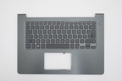 Dell Vostro 14 5468 UK Eng Backlit Keyboard Palmrest Assembly GK5V8 J8YTG PTGCR