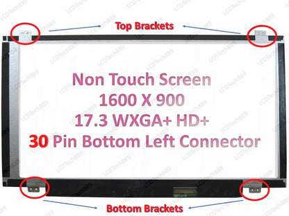 LCD LED Screen Replacement 1600x900 Display 17.3" For HP 17-BY4013DX lcd Display