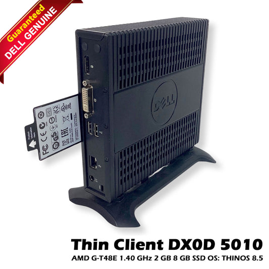 Dell Wyse 5010 Thin Client Dx0D AMD 1.4GHz 2GB RAM 8GB ThinOS 8.5 RJ-45 13KTW