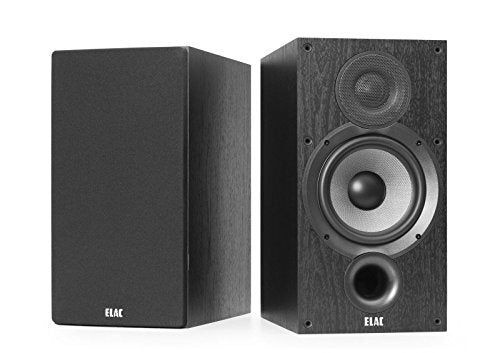 Elac Debut 2.0 B6.2 2-Way Bookshelf Speakers DB62-BK (Black, Pair)