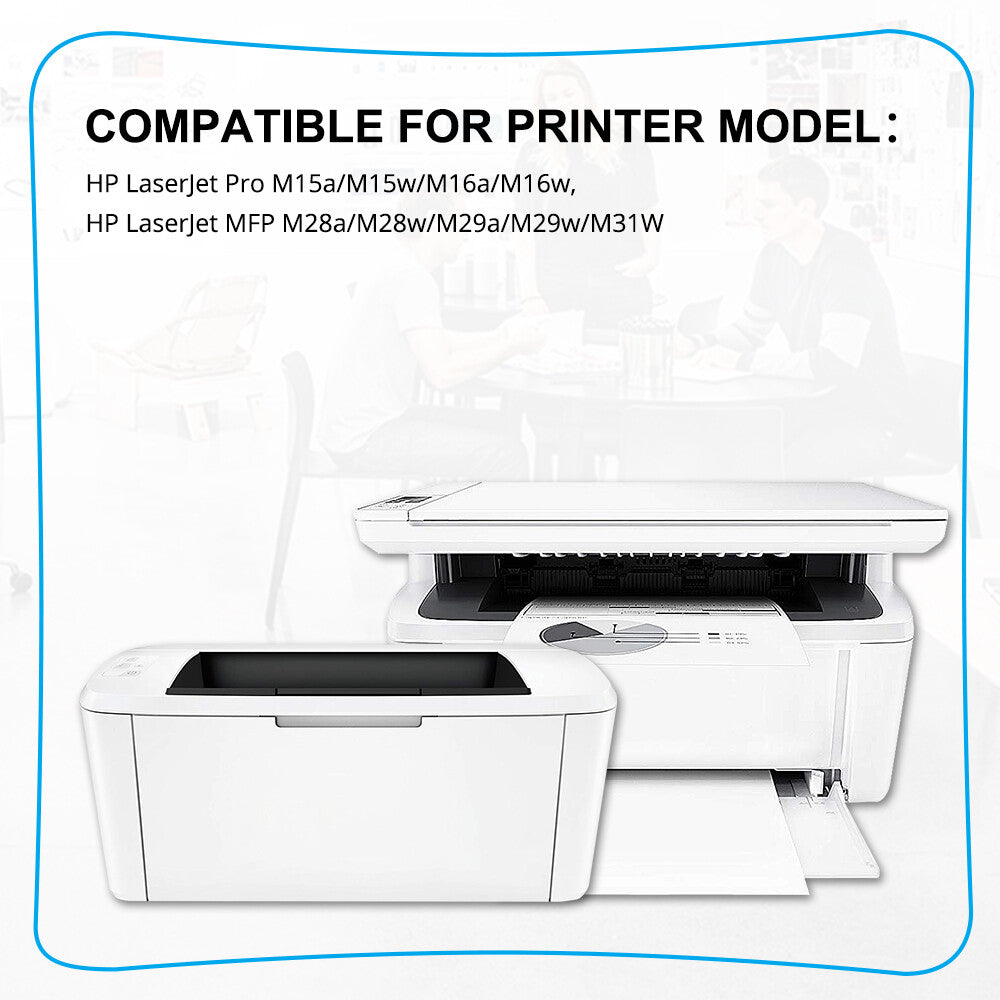 4PK CF248A 48A Toner Cartridge for HP LaserJet Pro M15a M15w M16w M28a M28w MFP