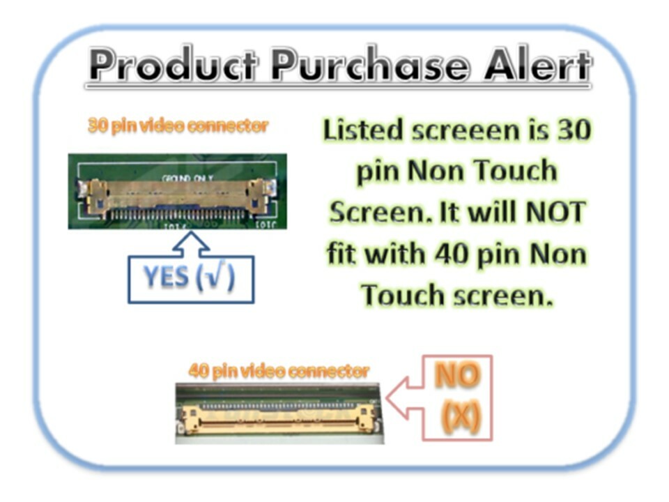 Dell Latitude E5450 E5470 E6440 Series 14" HD LED LCD Screen eDP 30PIN