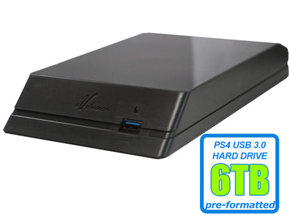 Avolusion (HDDGear) 6TB USB 3.0 External Hard Drive For PS4, PS4 Slim, PS4 Pro