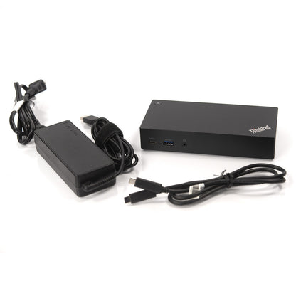 Lenovo ThinkPad USB-C Dock 40A9 DK1633 SD20L36276 Laptop Docking Station w/ AC