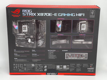 ASUS ROG Strix X870E-E Gaming WiFi 7 AMD AM5 X870 ATX Gaming Motherboard