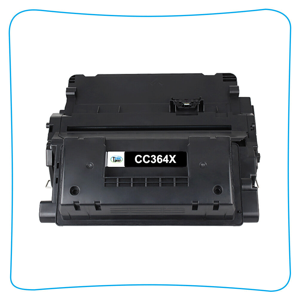 4PK CC364X 64X Toner Cartridge Compatible with HP LaserJet P4015n P4515n P4015x