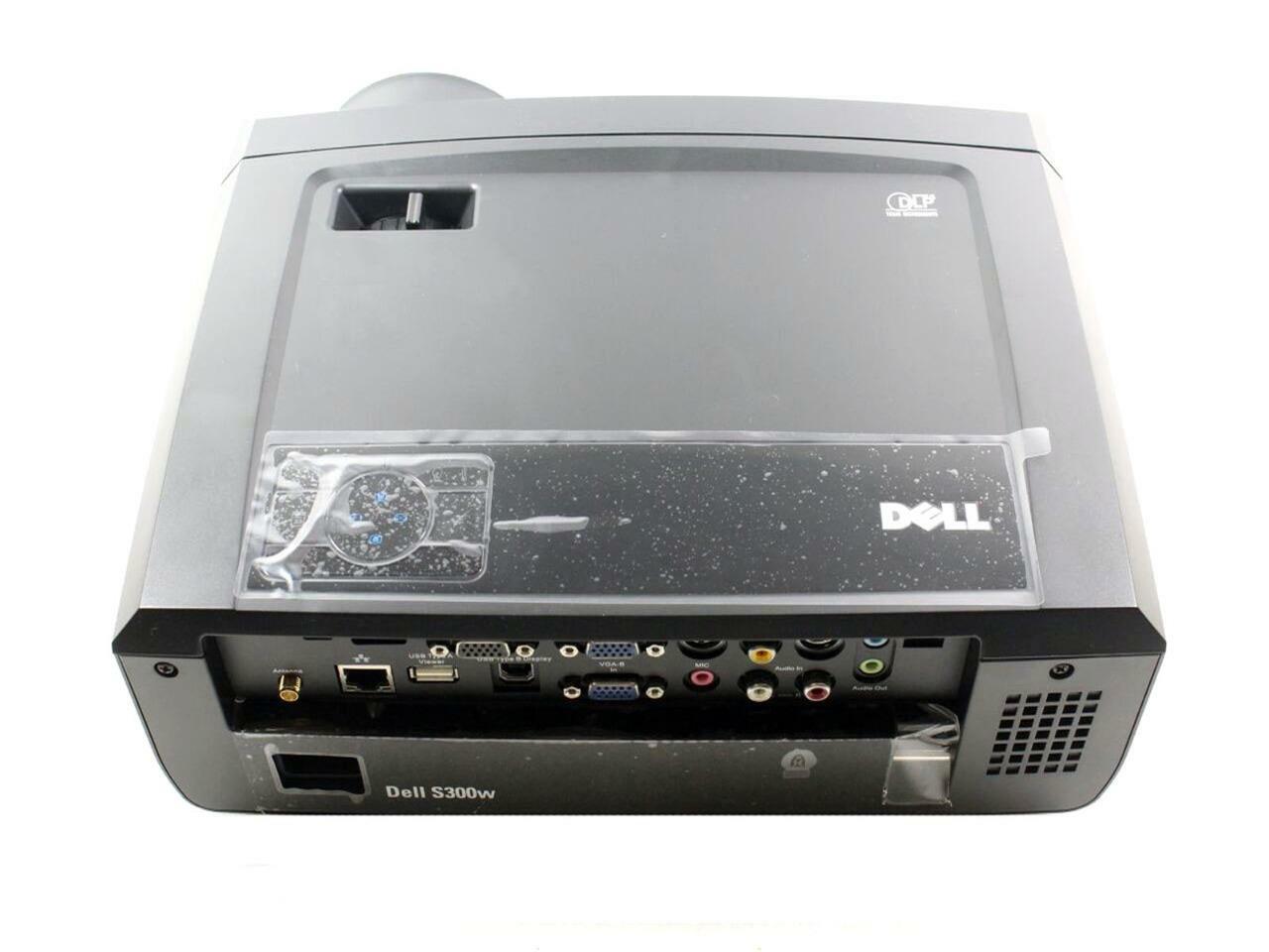 Dell S300w DLP Projector 2200 ANSI Short-Throw Gaming HDMI 1080p No lamp T4C55