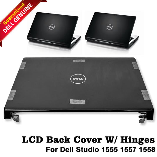 New Dell Studio 1555 1557 1558 15.6" LCD Back Cover Lid 7CP9G N0YN9 W393J W855P
