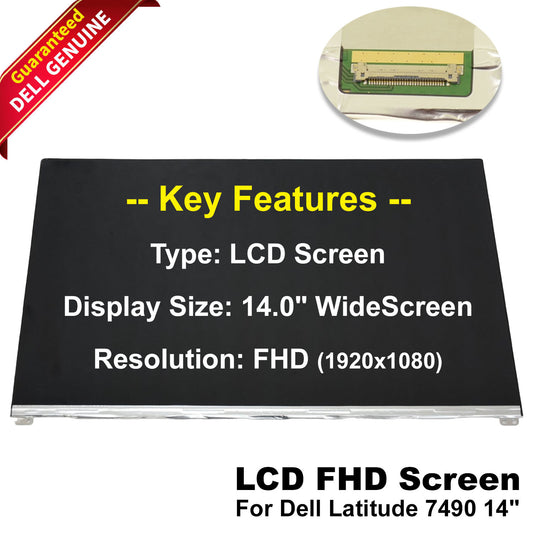 Dell OEM Latitude 7490 14" FHD LCD LED Widescreen SLP Low Power 4VTXP 04VTXP