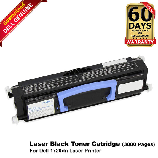 Genuine Dell 1720/dn Laser Printer Black 3000 Pages Yield Toner Cartridge PY408