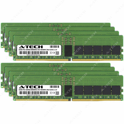 256GB 8x32GB PC5-4800 EC4 RDIMM Supermicro 212H-TN 222H-TN A22GA-NBRT Memory RAM