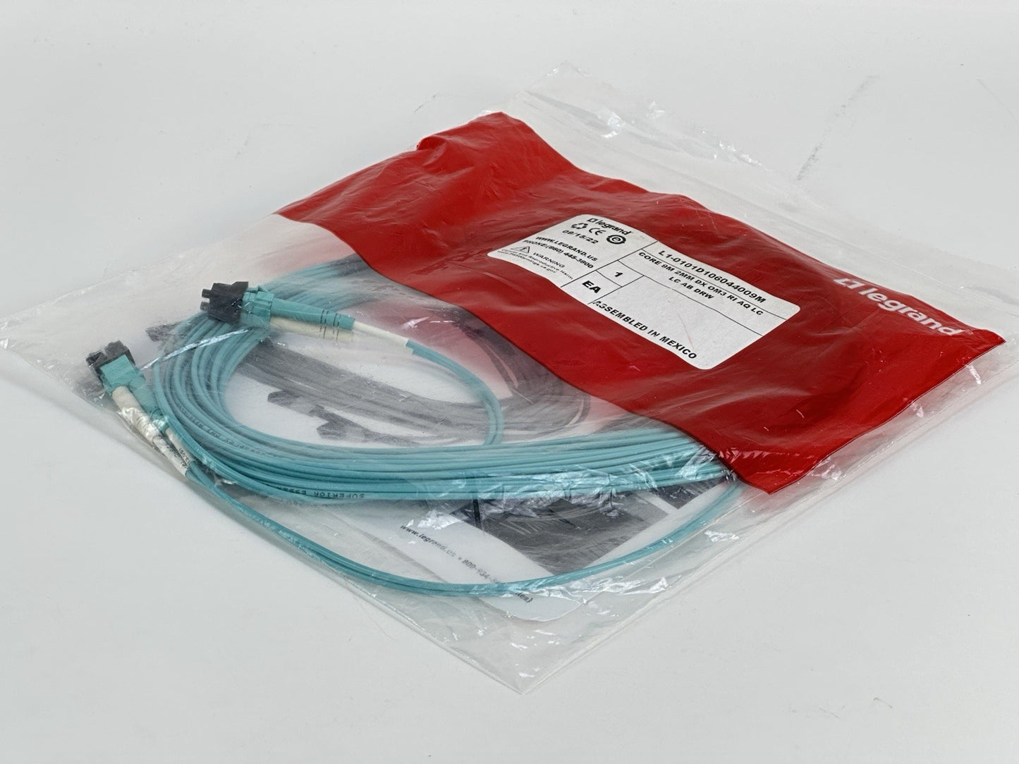 Legrand L1-0101D10604409M Core 9M 2MM OM3 Multimode LC-LC Fiber Optical Cable
