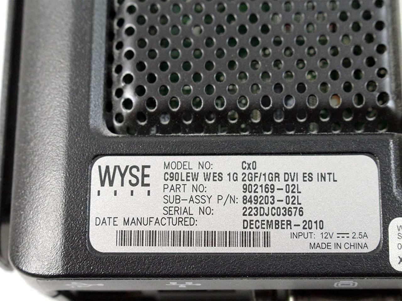 Dell Wyse Cx0 Thin Client VIA Eden 1 GHz 1 GB RAM 2GB Flash RJ-45 WES XP - M2Y1K