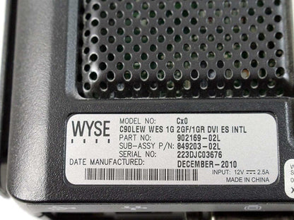 Dell Wyse Cx0 Thin Client VIA Eden 1 GHz 1 GB RAM 2GB Flash RJ-45 WES XP - M2Y1K