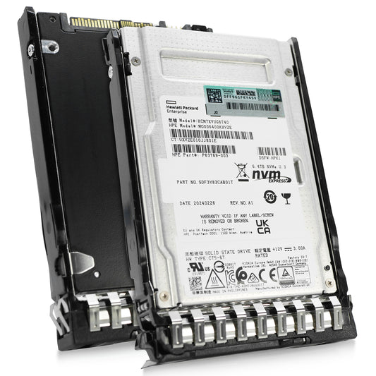 Kioxia/HP CM7-V 6.4TB PCIe 4.0 x4 8GB/s 3D TLC SSD KCM7XVUG6T40 SDFY83CAB01T