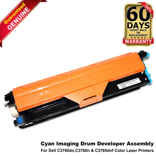 Dell CYAN Imaging Drum Developer Assembly for C3760dn Color Laser Printer 04JWG