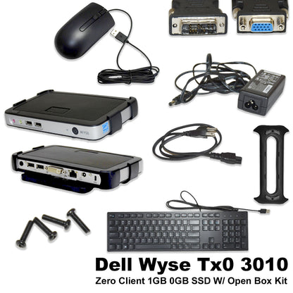 Dell Wyse Tx0 3010 Zero Client MARVEL 1GHz PJ4 v7 1GB Ram RJ45 Citrix HDx DD6RW