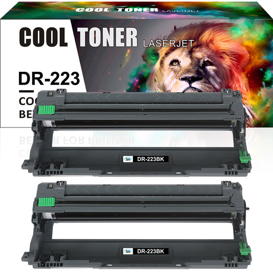 2 Pack CMYK DR223 Drum Compatible for Brother HL-L3210CW HL-L3230CDW MFC-L3710CW