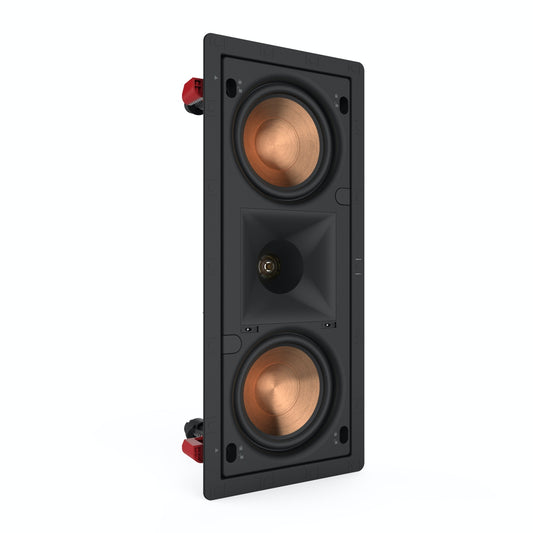 Klipsch PRO-250-RPW LCR In-Wall LCR Speaker, Each (1063965) 2 Pack