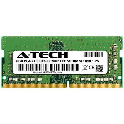 A-Tech 8GB 1Rx8 PC4-21300 DDR4 2666 MHz ECC Unbuffered SO-DIMM Server Memory RAM (NOT FOR HOME PC)