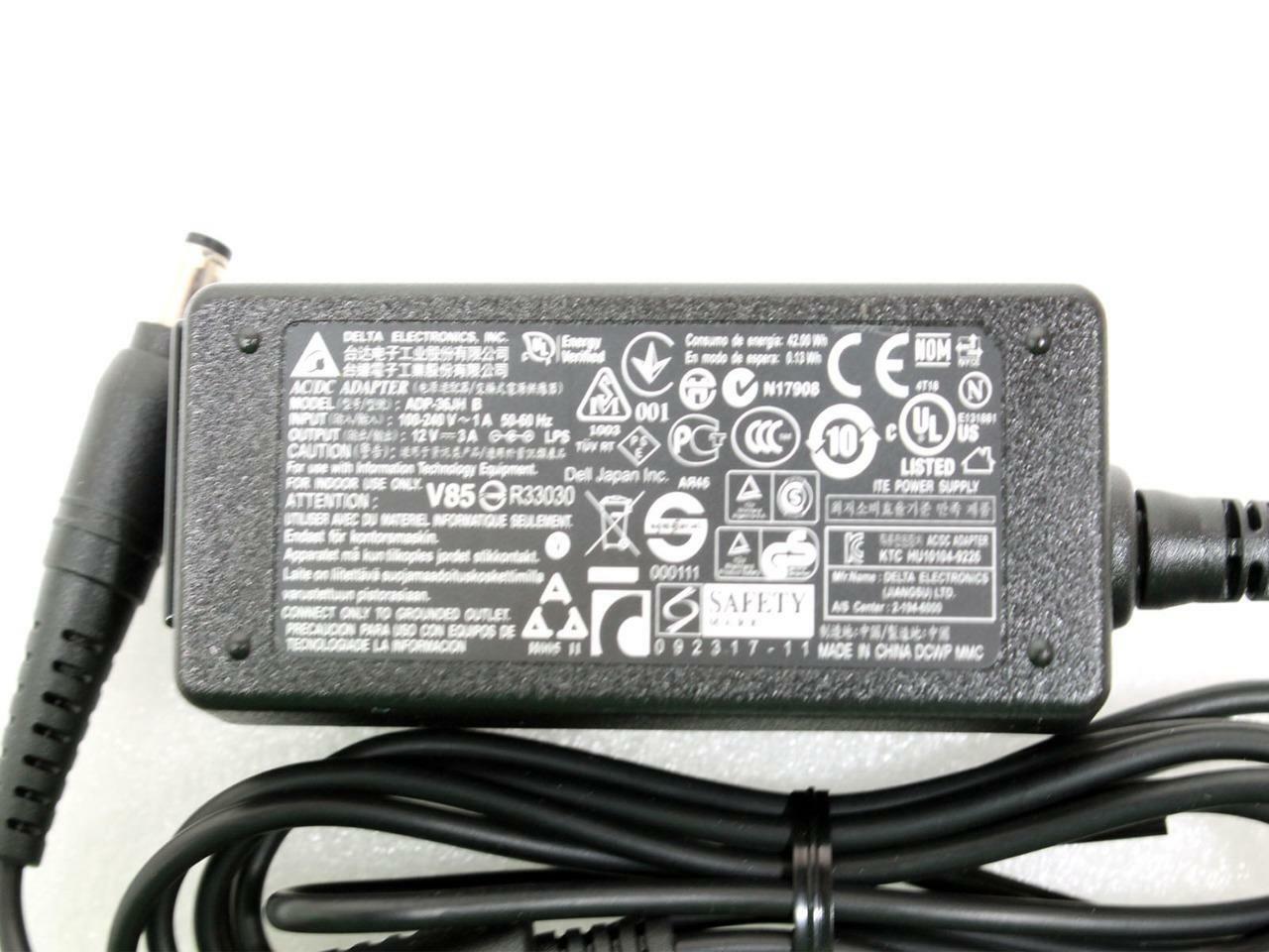 Genuine Delta Electronics ADP-36JH B 12V 3A AC Power Supply Adapter