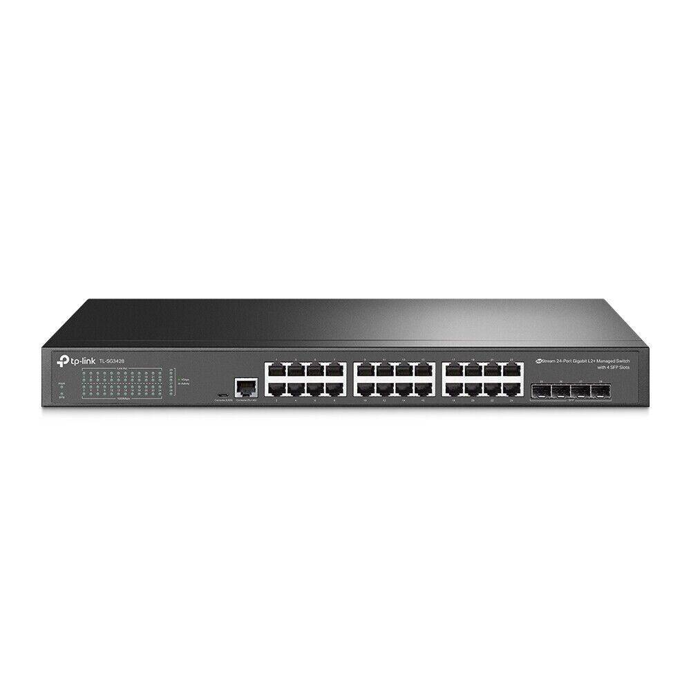 TP-Link SG3428 | Omada 24-Port 1000Mbps Gigabit L2+ Managed Switch | 4* 1GbE SFP