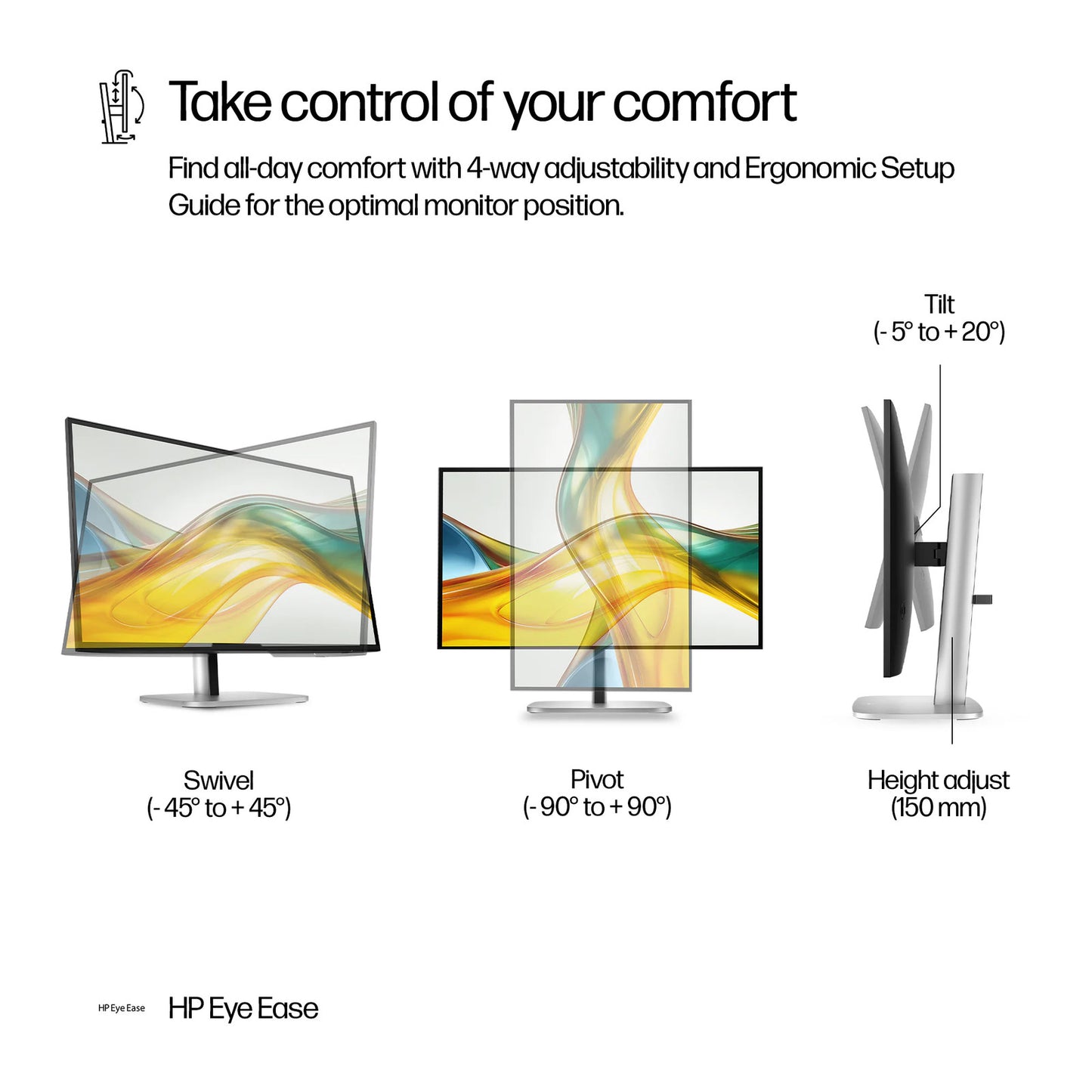 HP Series 5 Pro 27 inch QHD Monitor - 527pq 27" QHD (2560 x 1440) 50-100 Hz