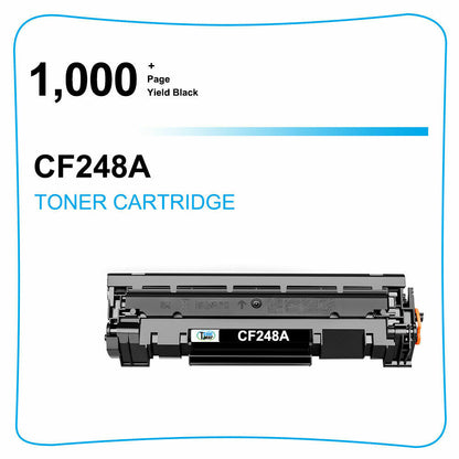 2 Pack CF248A 48A Black Toner Cartridge for HP LaserJet MFP M28a M28w M29a M29w