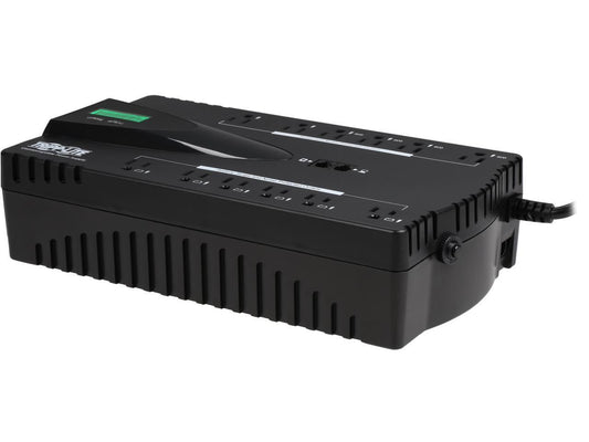 TRIPP LITE ECO ECO850LCD 850 VA 425 Watts 12 Outlets UPS with Enhanced LCD Inter
