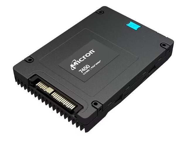 Micron MTFDKCC800TFS-1BC1ZABYYR 7450 MAX 800GB NVMe PCIe4.0 3DTLC U.3 15mm SSD