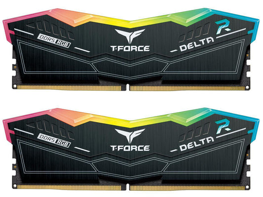 Team T-Force Delta RGB 32GB (2 x 16GB) DDR5 5200 (PC5 41600) Intel XMP 3.0 Desk