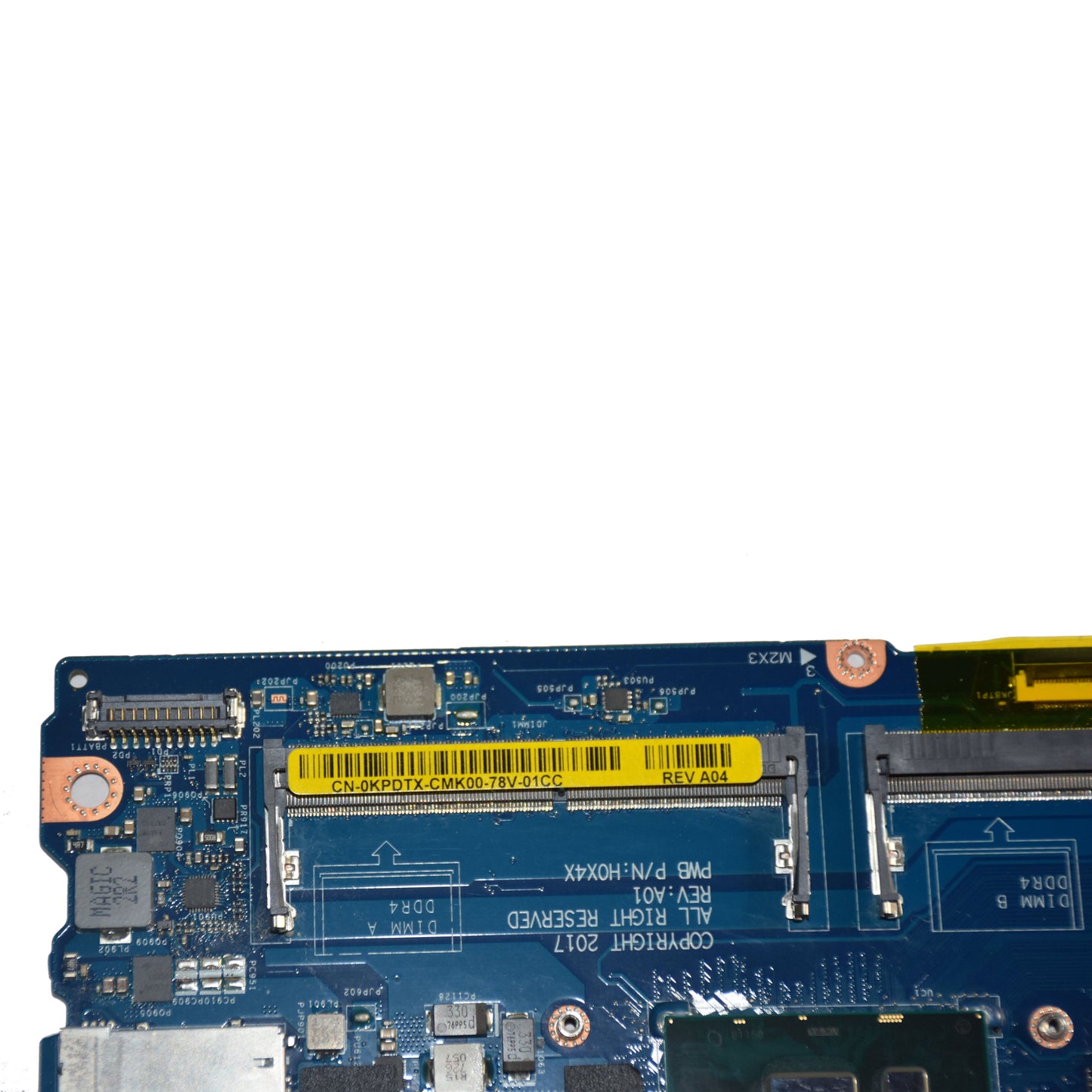 Dell Latitude 5580 Motherboard i7-7600U 2.8GHz CPU Intel Graphics LA-E091P KPDTX