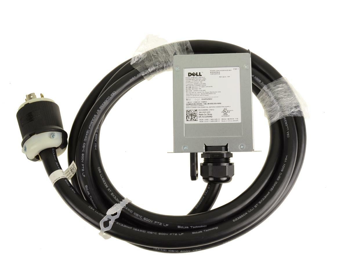 NEW Dell Power Cord Interface Box 2N9MD PIB-003-2 RPS-6000-4 L22-20P 16A