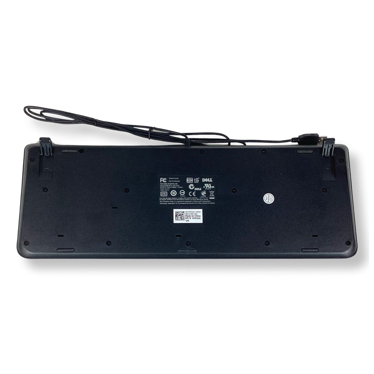 Dell SK-8185 US English 104-Keys Black USB Wired Slimline Desktop KeyboardY526K