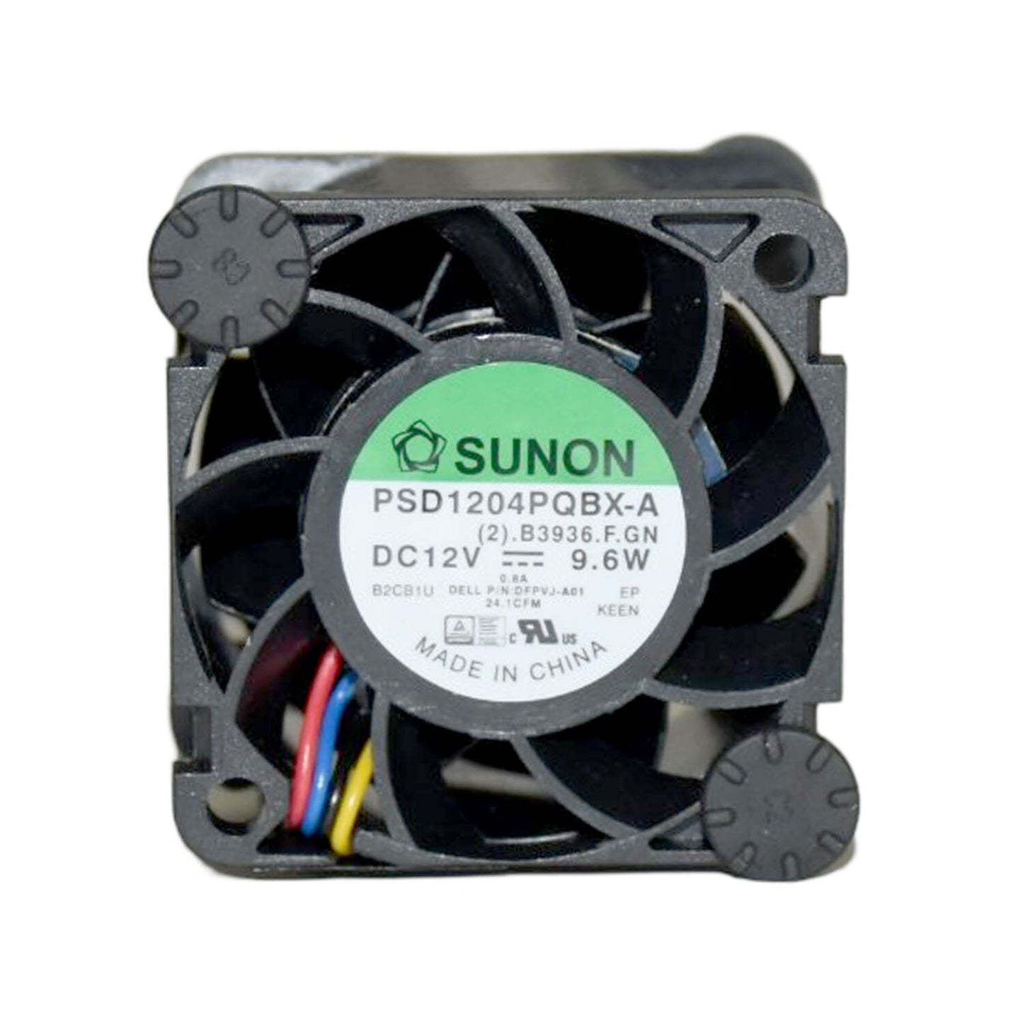 Lot of 2 Dell PowerEdge R240 12V Server Cooling Fan Assembly - MR10W