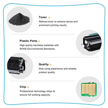 4 Pack 330-2666 PK941 RR700 Toner Cartridge for Dell 2330D 2330DN 2350D 2350DN