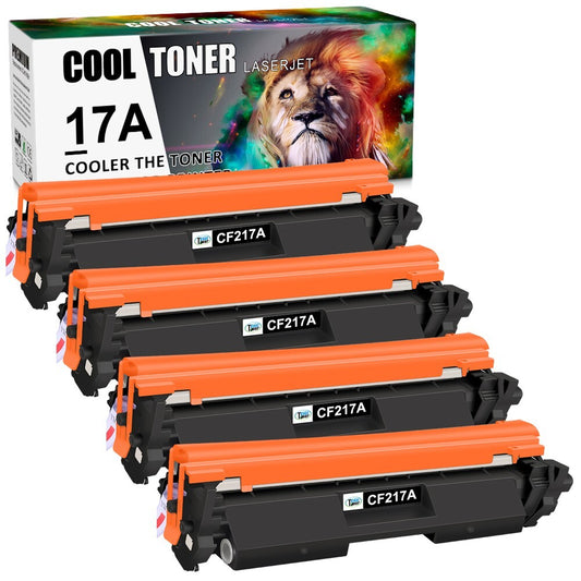 4PK CF217A 17A Toner Cartridge for HP LaserJet Pro M102w M102a MFP M130fw M130nw