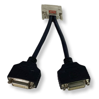 Lot of 10 AMD (ATI SAPPHIRE) Dual DVI-I AV Splitter Cable 1:2 VHDCI 6111020400G