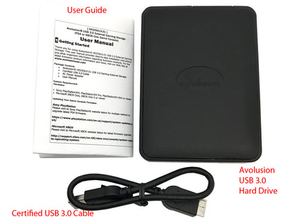 Avolusion 1TB USB 3.0 External PS4 (Slim & Pro) Hard Drive (PS4 Pre-Formatted)