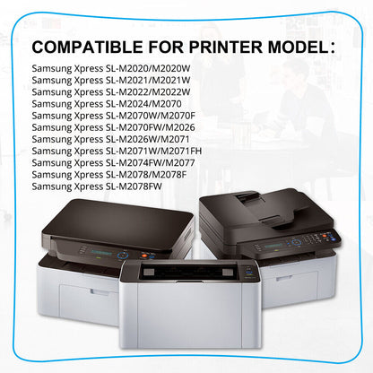 10-Pack/Pk Compatible for Samsung MLT-D111S 111s Toner Xpress M2020W M2070FW