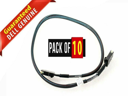 Lot of 10 OEM Dell 22in 56cm Mini SAS SFF-8087 to SFF-8087 Cable Assembly 69V0N (NOT FOR HOME PC)