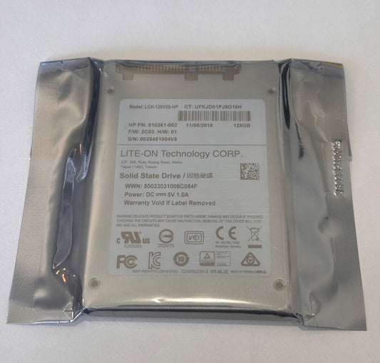 LITE-ON LCH-128V2S-HP 128GB SATA SSD 2.5" Solid State Drives HP 810261-002