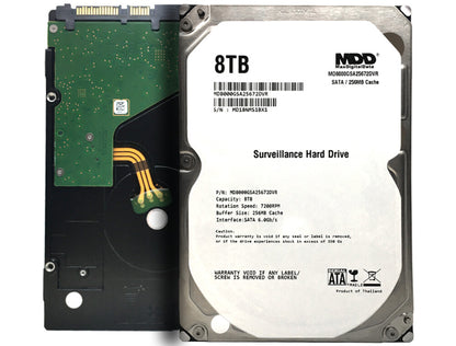 MDD 8TB 7200RPM 256MB Cache SATA 6.0Gb/s 3.5" Hard Drive for Surveillance HDD