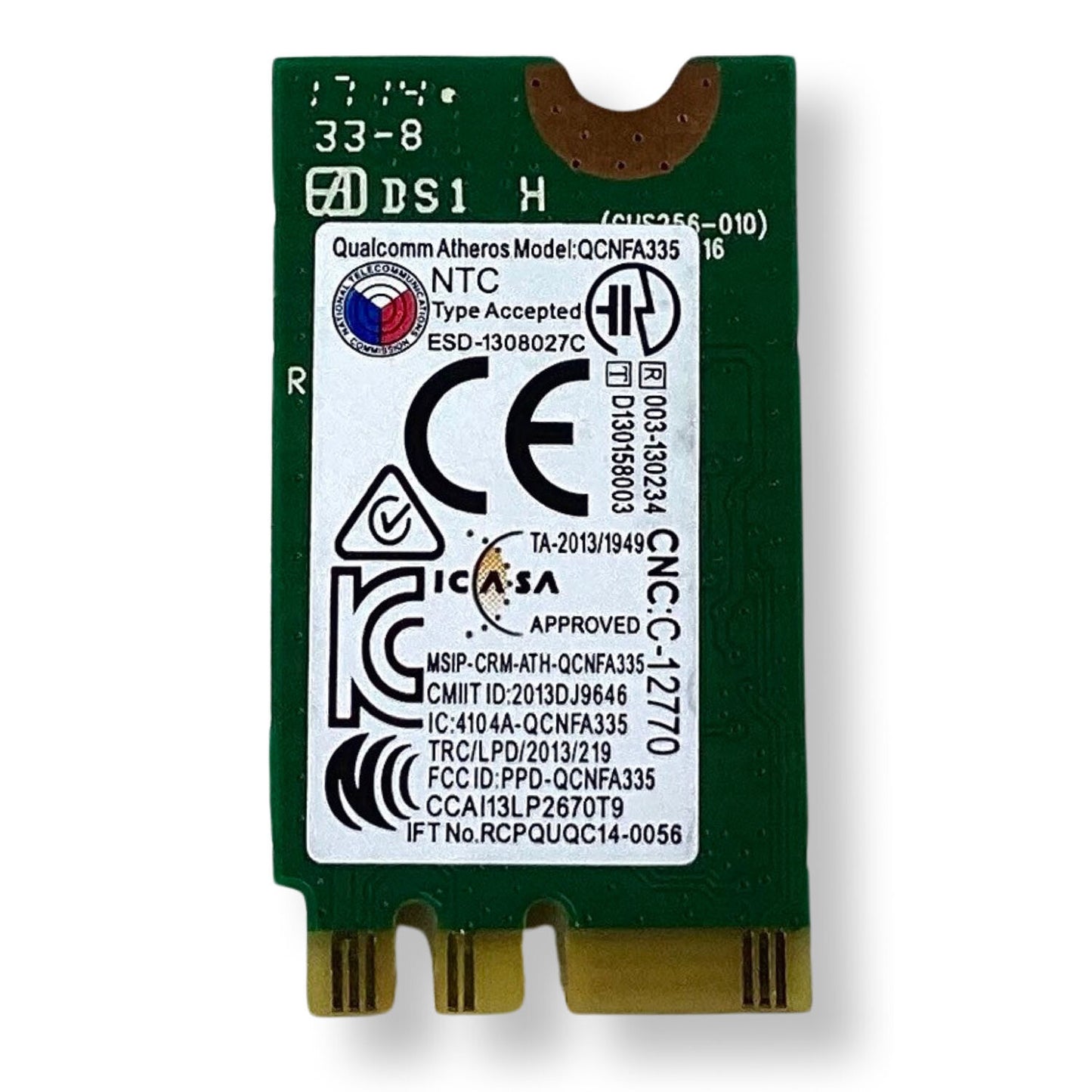 Lot 5 Dell Wireless DW1707 Qualcomm Atheros QCNFA335 802.11b/g/n BT4.0 VRC88