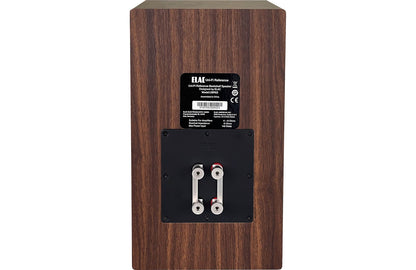 Elac 6-1/2? Uni-Fi Reference Bookshelf Speakers - Black w/Walnut (Pr)- UBR62-BK