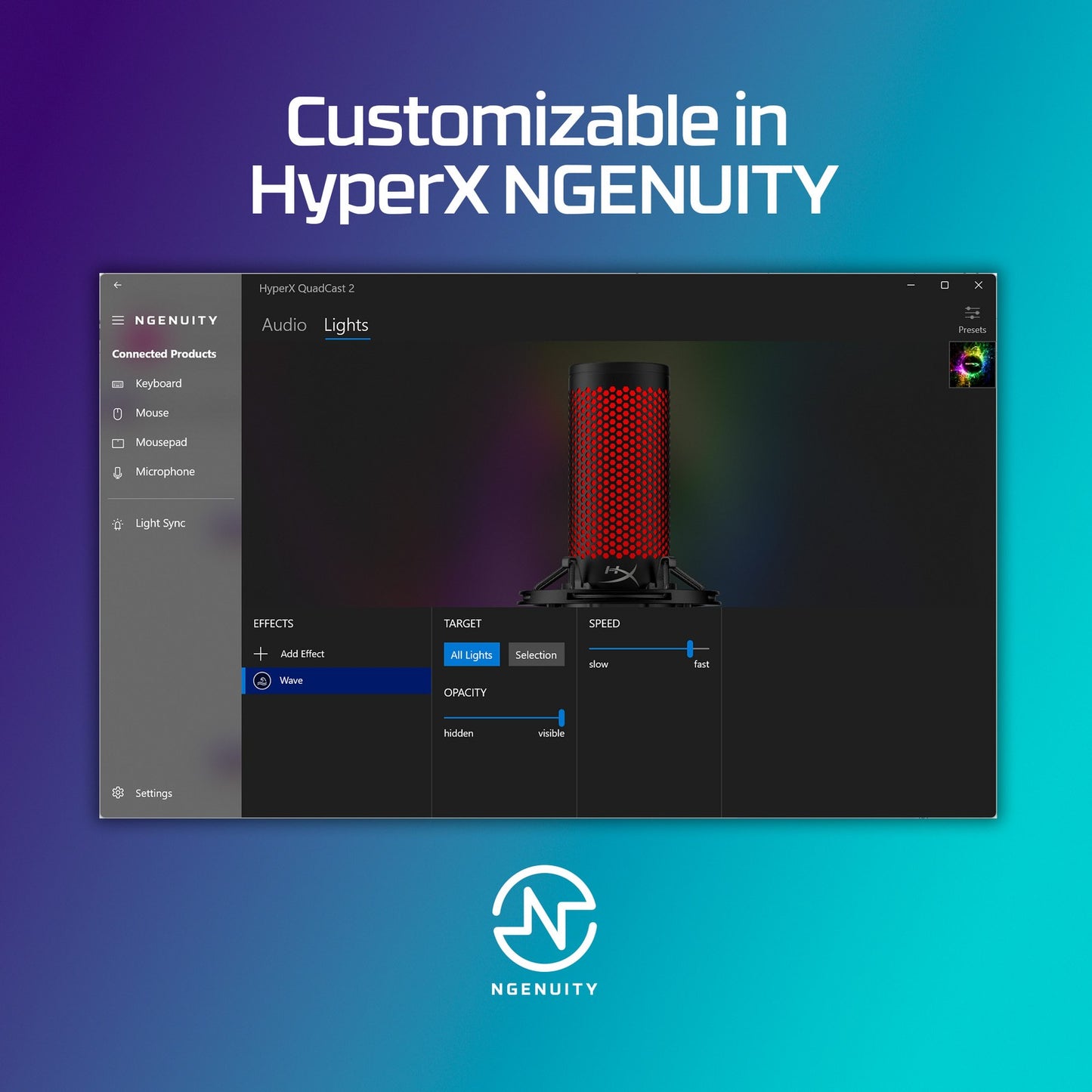 HyperX QuadCast 2 - USB Microphone (Black)