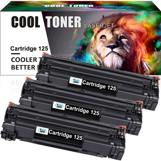 3PK CRG125 3484B001 Toner Cartridge Compatible for Canon 125 imageCLASS LBP6030w